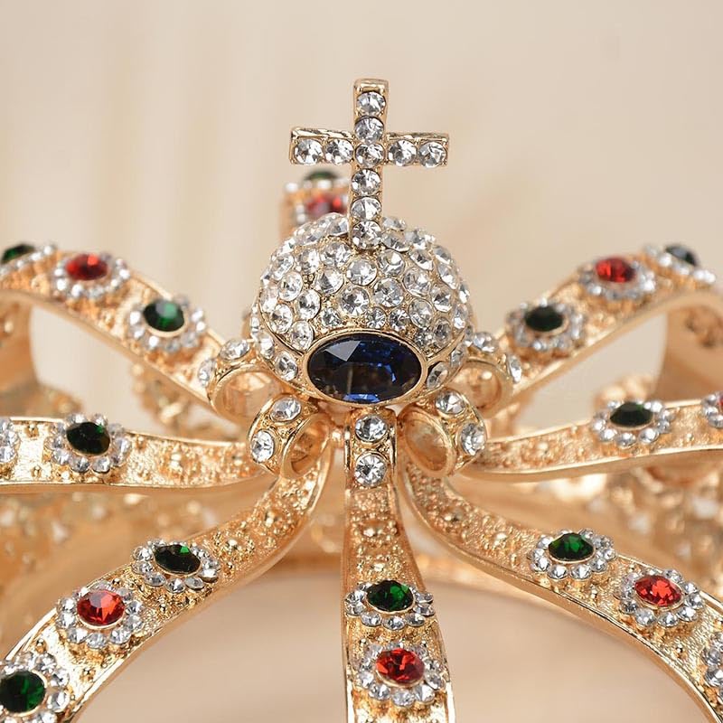 Janefashions crown designed to sit on the head for a bold, stage-ready look.