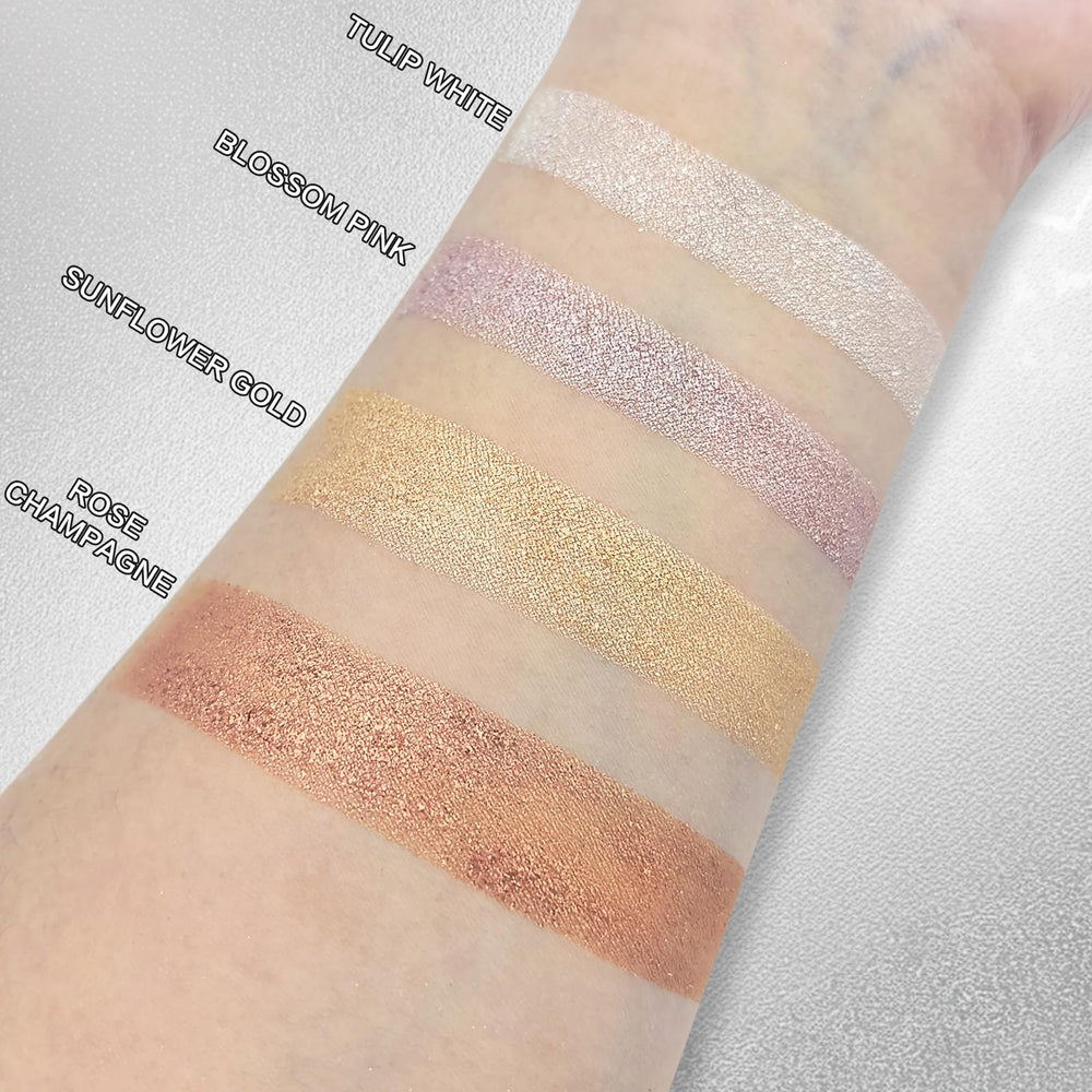 Janwana highlighter palette Sunbeam glow warms complexion with radiance
