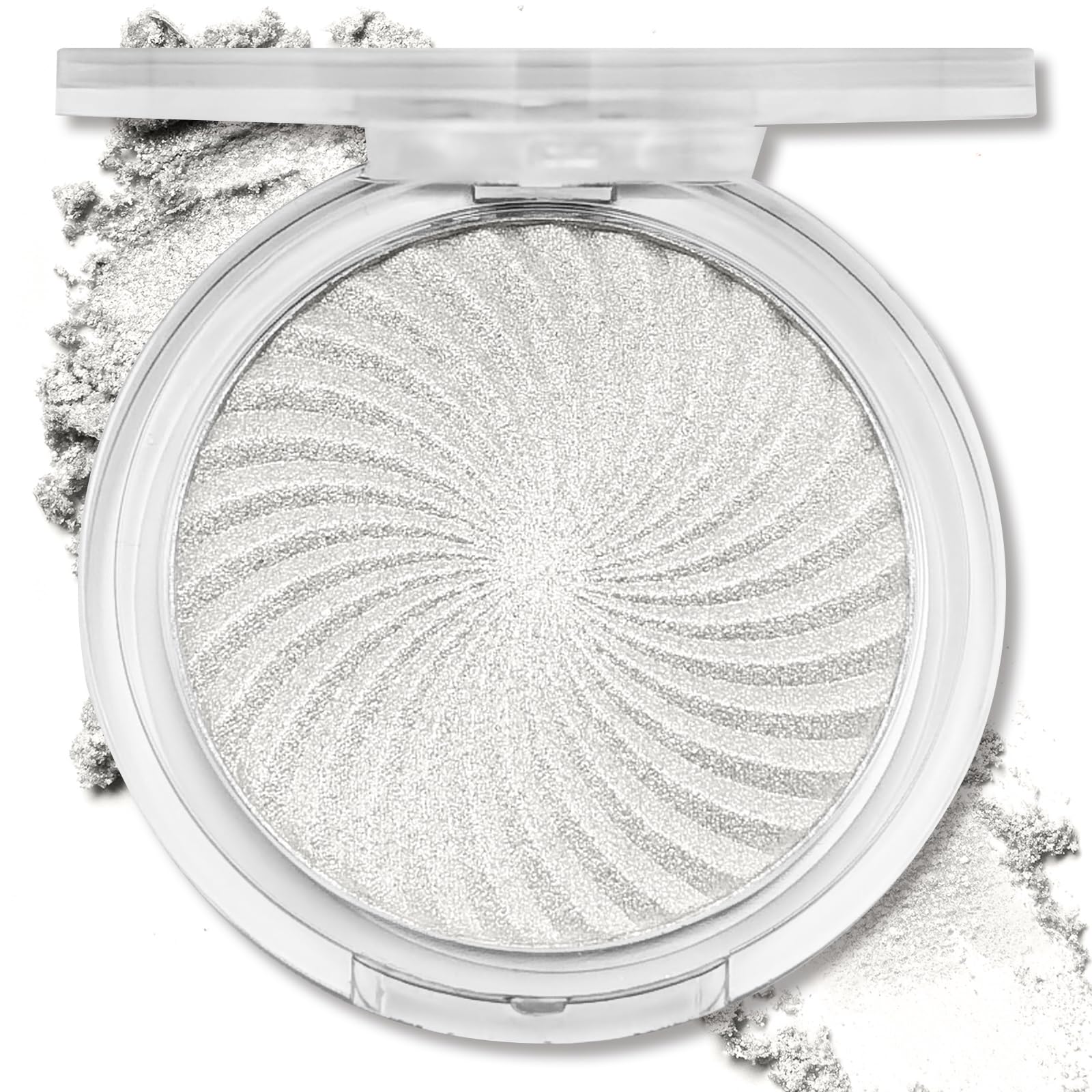 Janwana highlighter palette Tulip White glow on cheekbones for soft luminosity