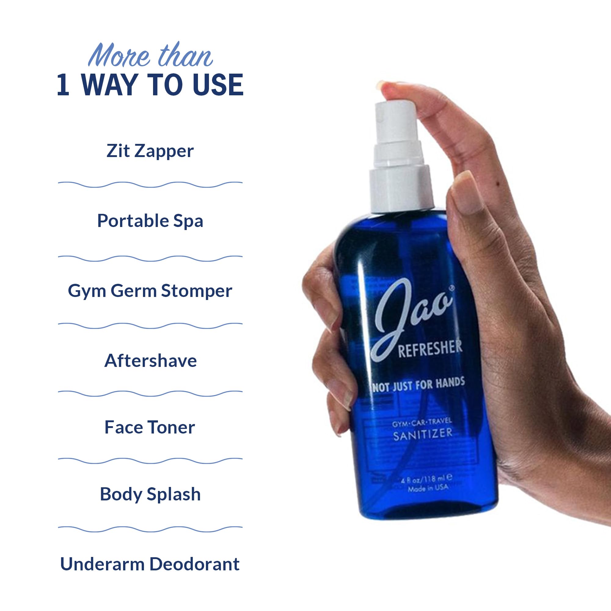 JAO Refresher aromatherapy-scents mixes lavender and tea tree for a calming routine
