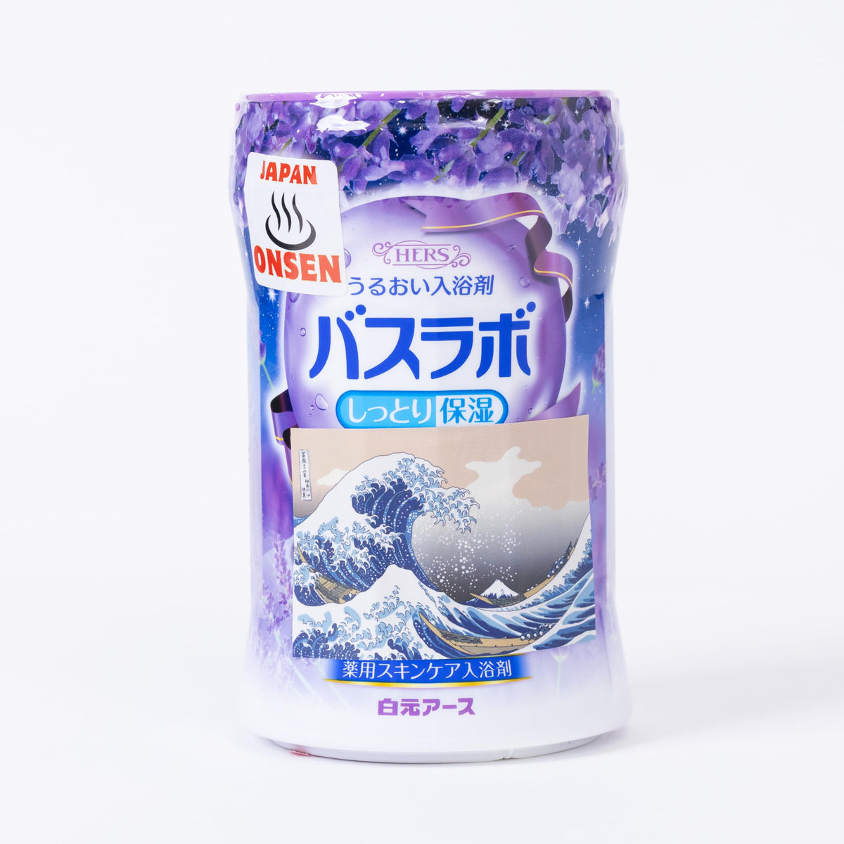 Japan Onsen Lavender bath powder for deep hydration and spa-like warmth