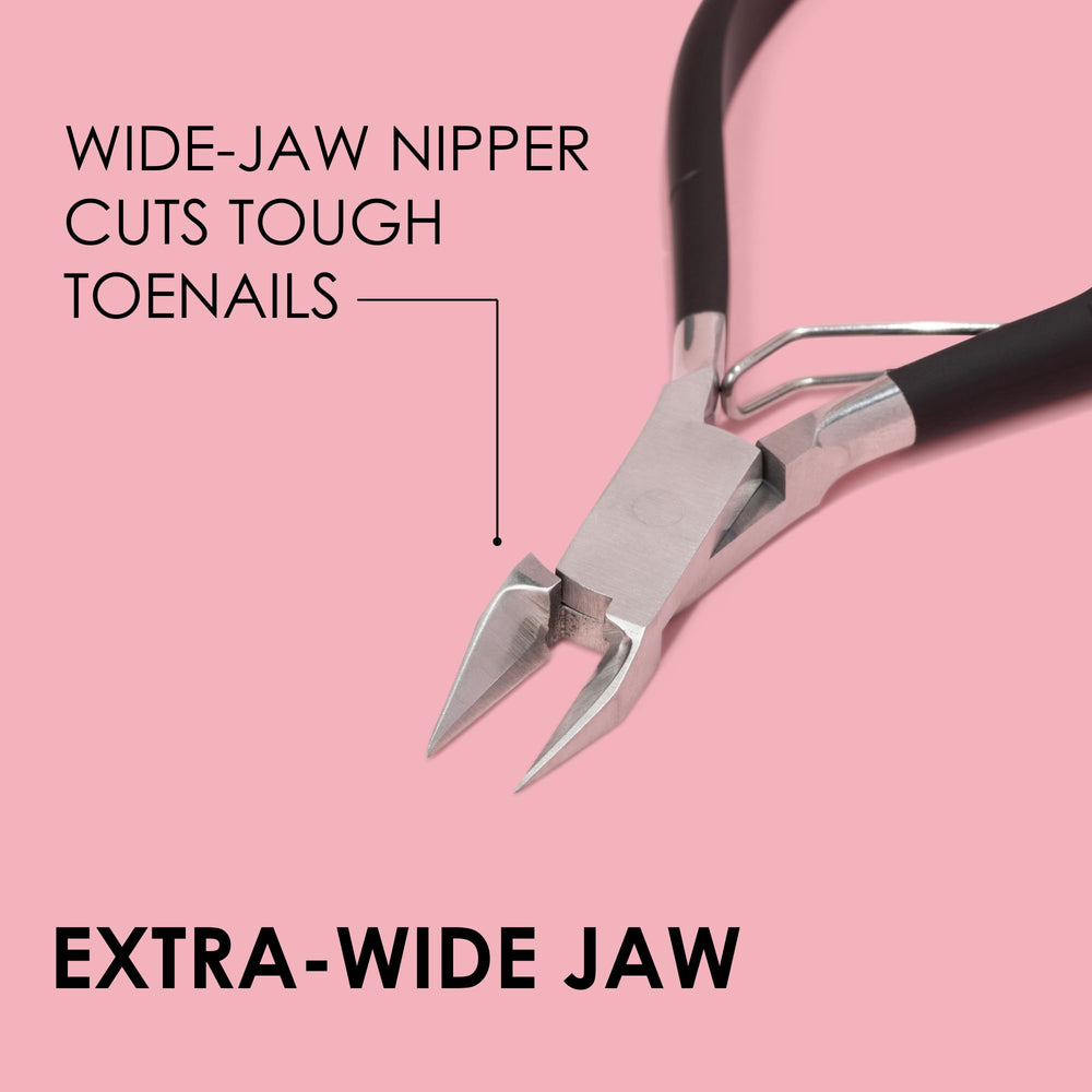 JAPONESQUE Nail File with smooth grit for salon-like edge finishing.