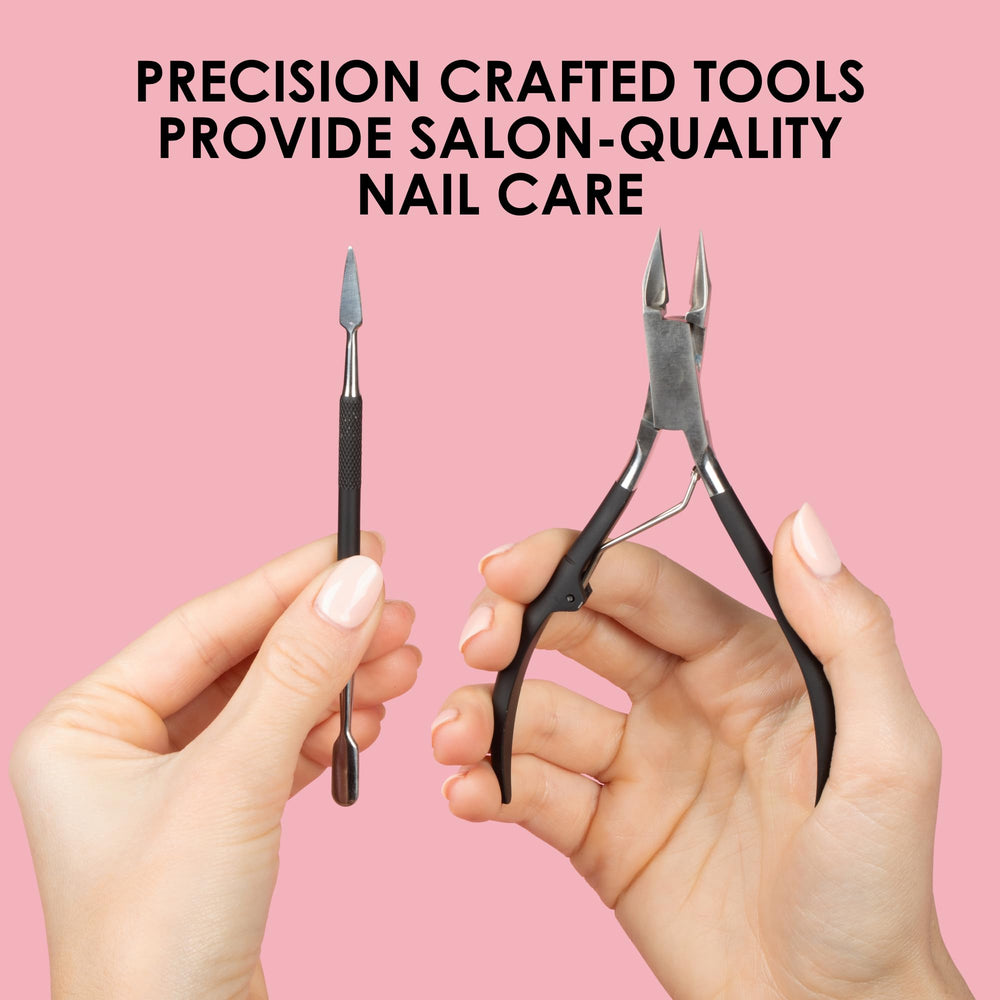 JAPONESQUE Soft Touch Cuticle Pusher for gentle, controlled cuticle prep.
