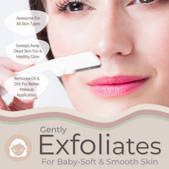 Jasclair Dermaplaning Razor safety guard supports gentle control during use