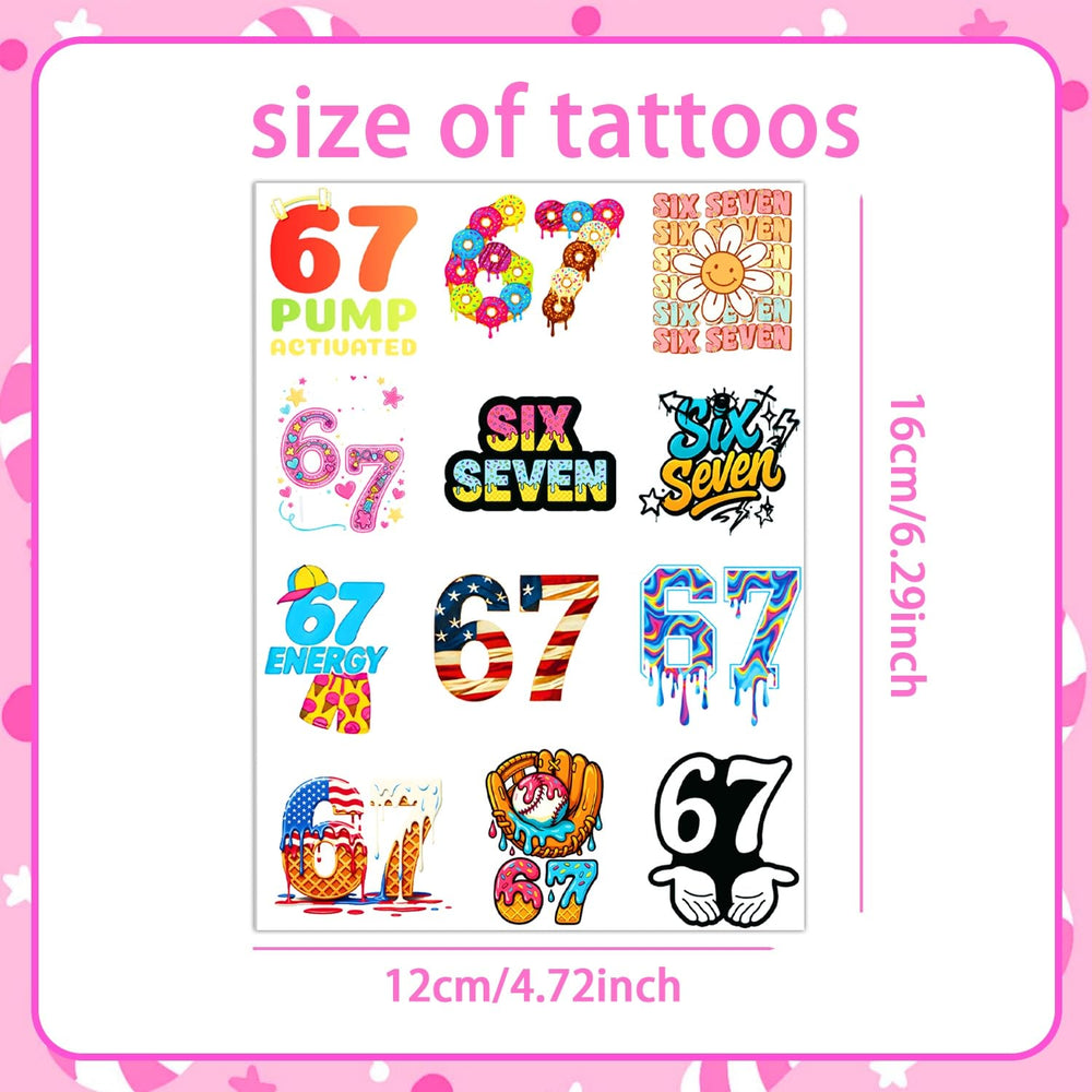 Jaskgom Six Seven ice cream tattoo design adds cute, trend-ready flair to laptops.