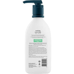 JASON Aloe Vera Soothing Body Wash foamy lather illustrates soothing cleansing experience