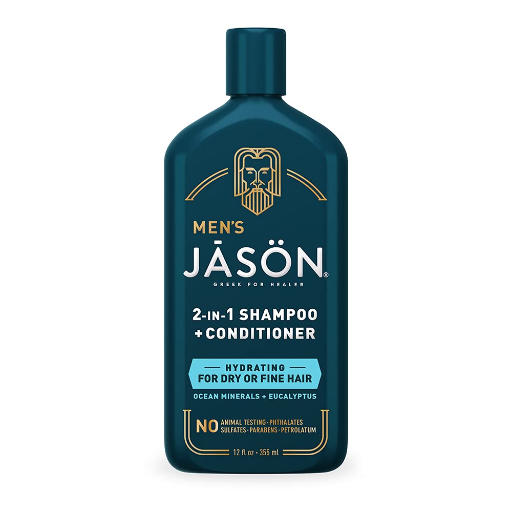 Jason Men's Hydrating 2-in-1 bottle for daily moisture