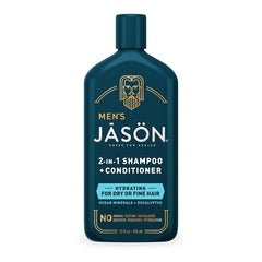 Jason Men's Hydrating 2-in-1 bottle for daily moisture