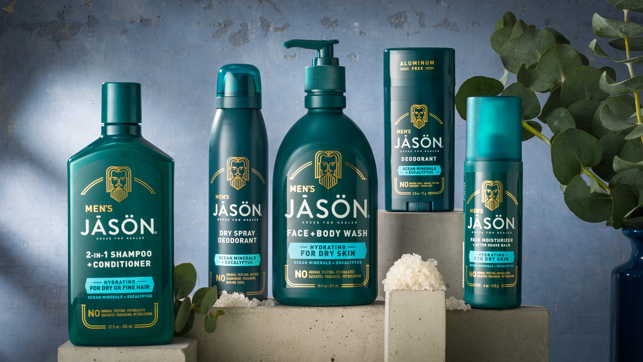 Ocean minerals infusion delivers a clean, marine-inspired scent.