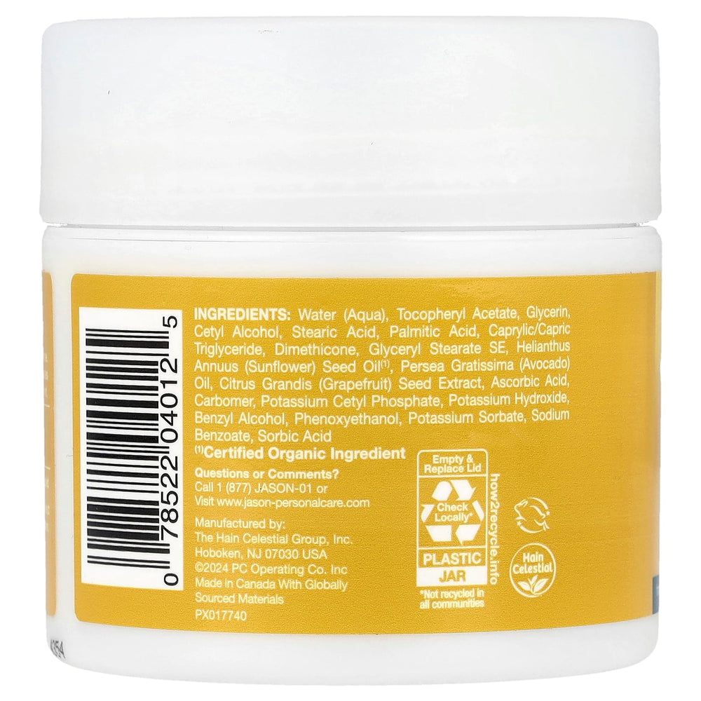 JASON Vitamin E Age Renewal Creme texture close-up for silky moisture