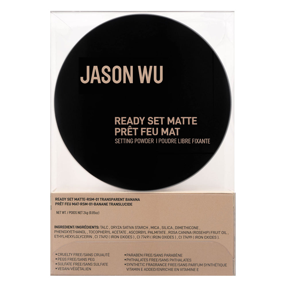 Jason Wu Ready Set Matte brush application demonstrates quick, weightless setting