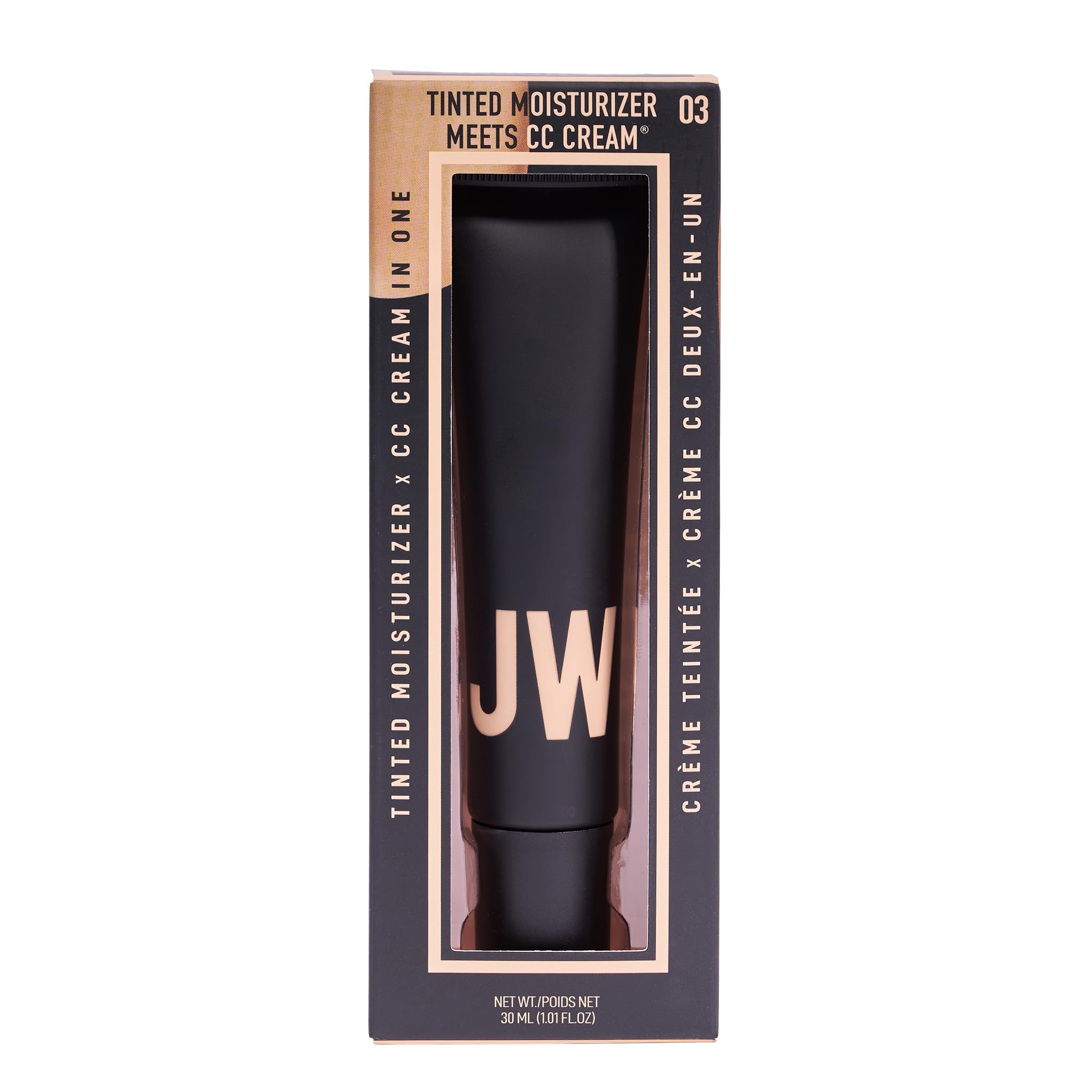 Jason Wu Tinted Moisturizer enriched with Goji Berry Extract for hydration and glow.