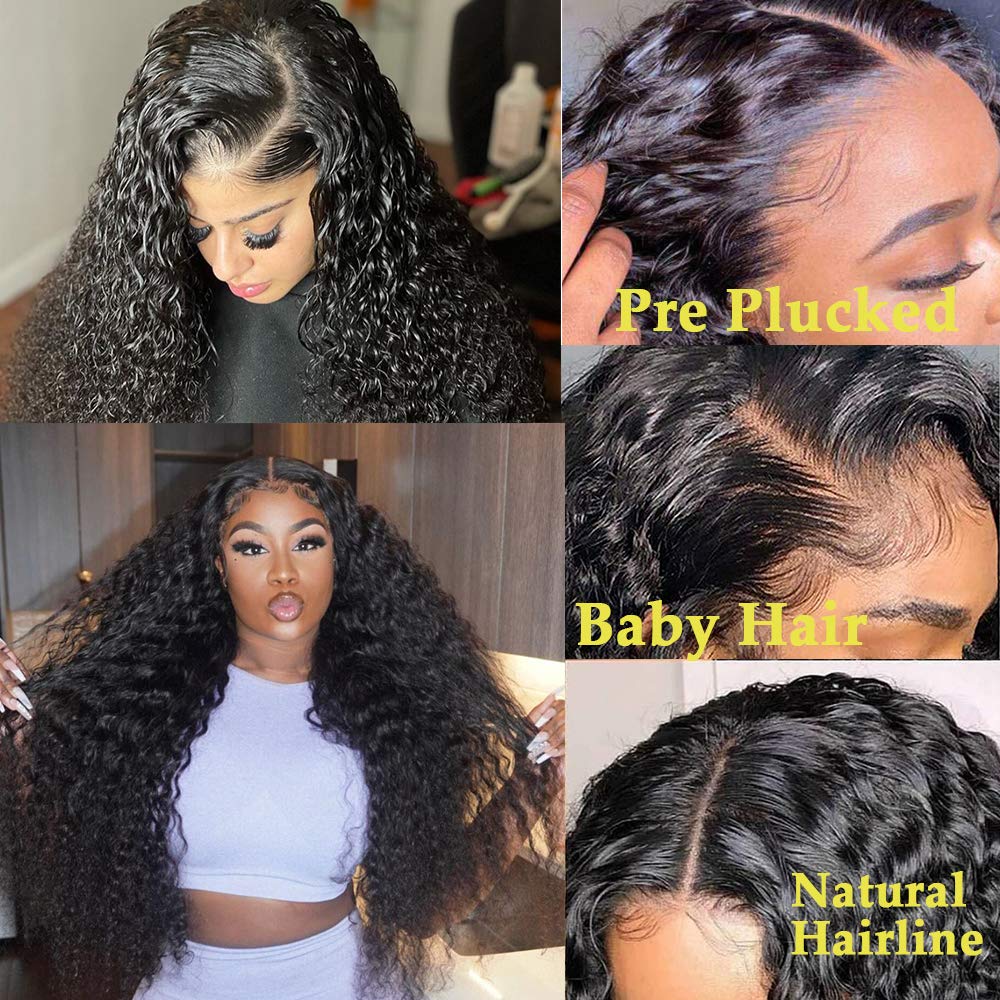 Jasperel Deep Wave close-up showing baby hairs for realistic hairline