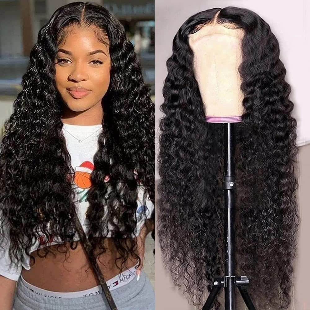 Jasperel Deep Wave front view wig with natural movement