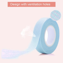 JASSINS adhesive fabric lash tape blue roll – strong hold with easy tear