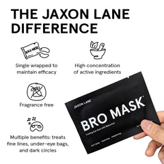 JAXON LANE Bro Mask packaging shown in gift-ready box