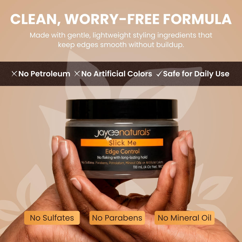 Jaycee Naturals Slick Me Edge Control is ideal for locs, braids, and twists.