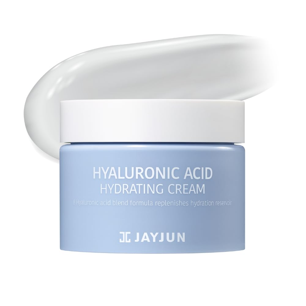 JayJUN Hyaluronic Acid Hydrating Cream in a 50g jar for daily, lightweight moisturization.