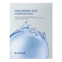 JAYJUN Hyaluronic Acid sheet-mask-on-face ensuring full-coverage hydration