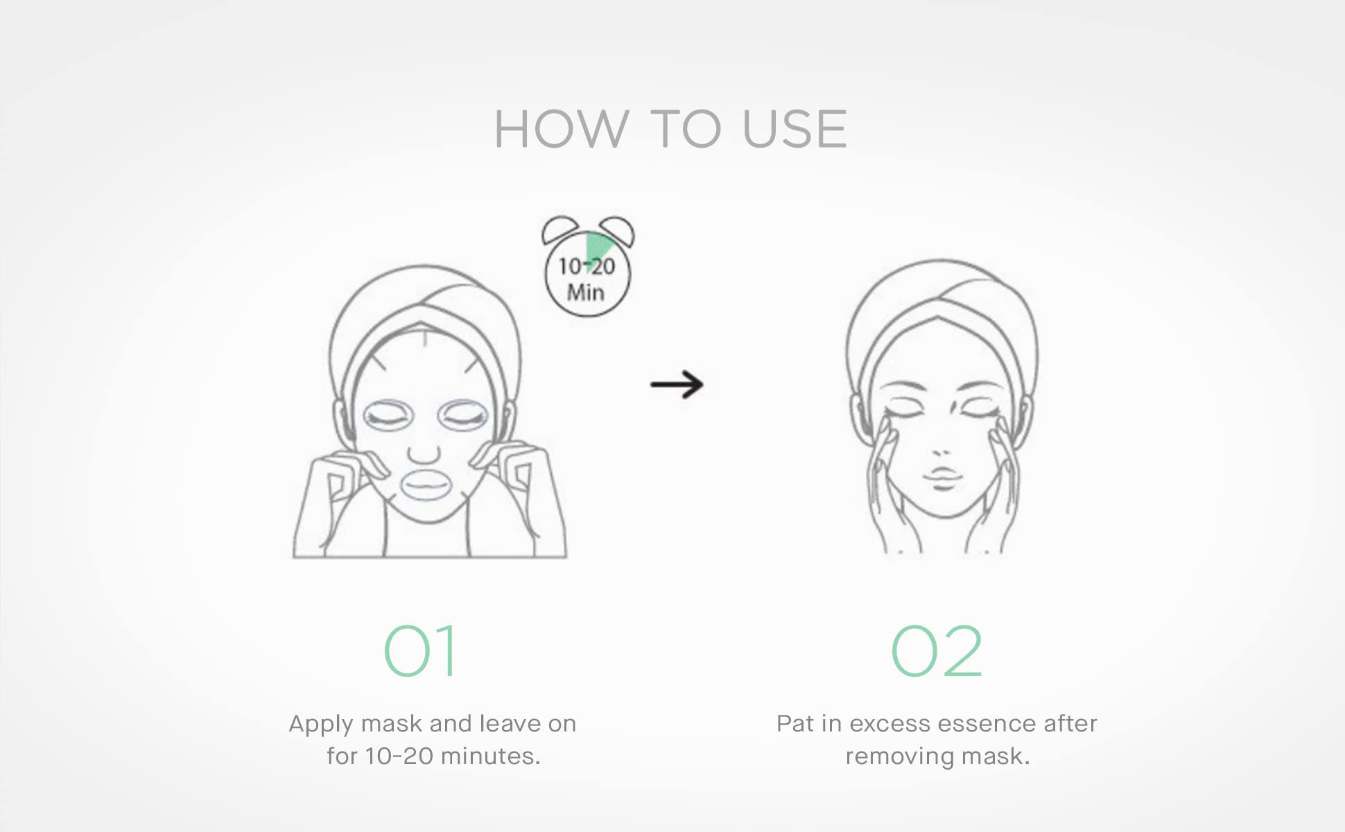 JAYJUN Panthenol-soft-skin mask demonstrating smoother, refreshed feel