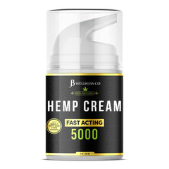 Texture of JB Wellness Co hemp cream shown for smooth skin application.