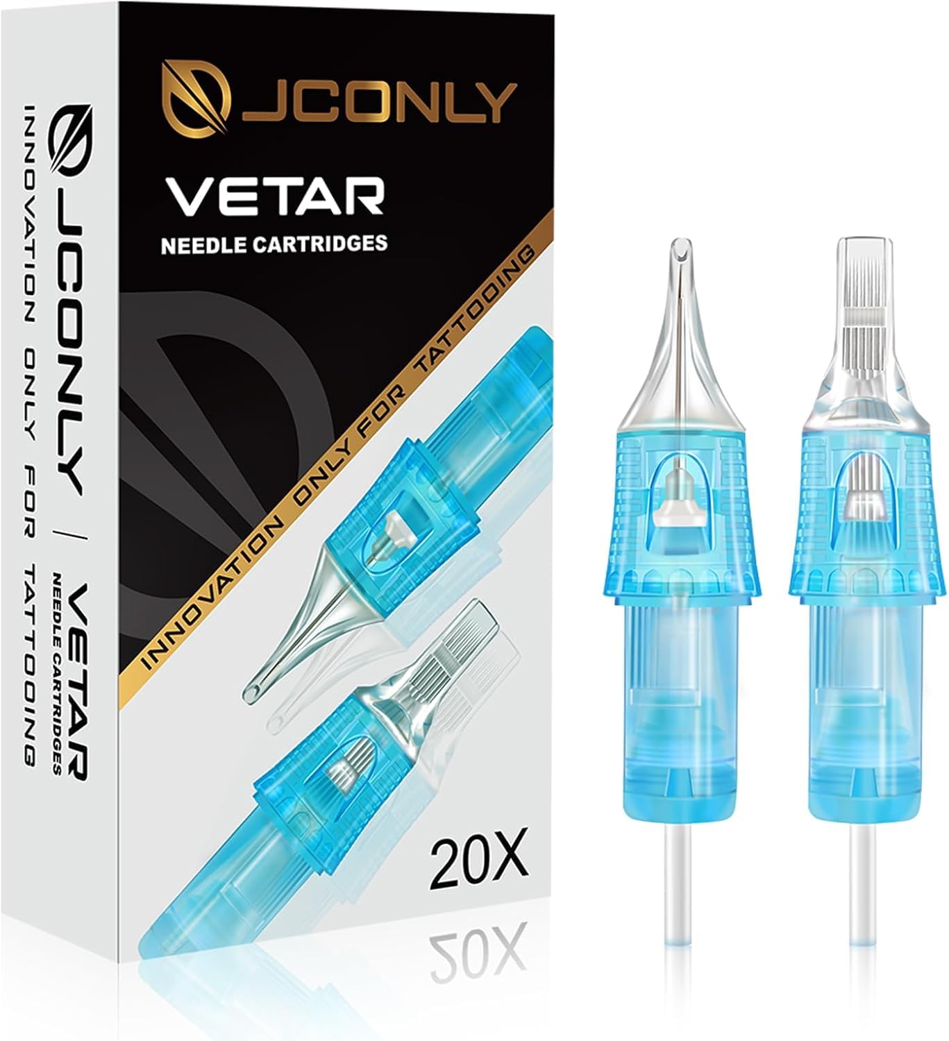 JCONLY Vetar 0803RLL needle tip close-up for precise fine lines