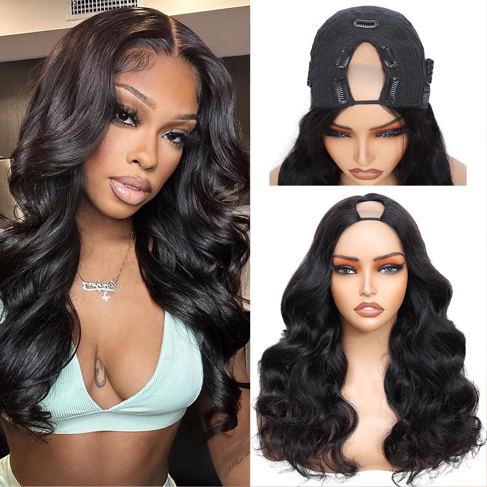 jcoolo V Part Wig with 200-density fullness for everyday volume.