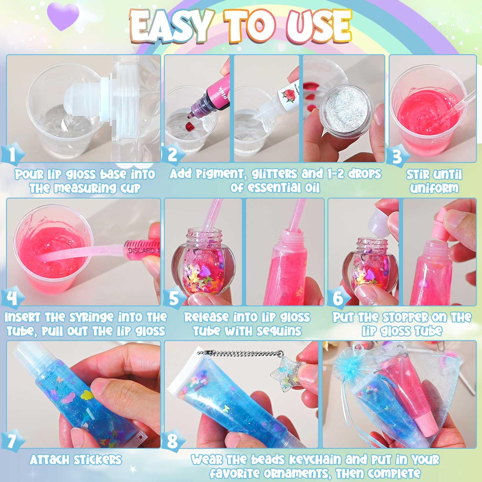 Jcoos instruction guide helps beginners craft confident DIY gloss