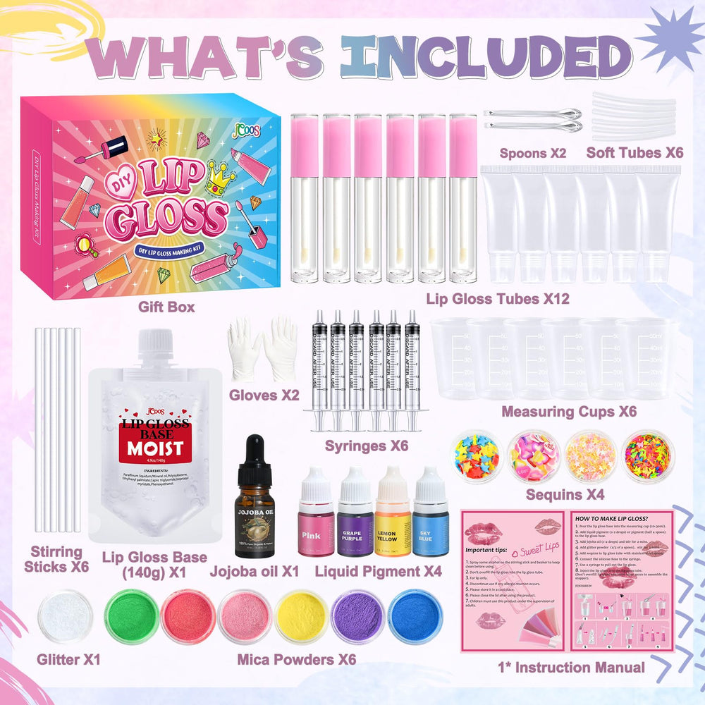 JCOOS Lip Balm Base for smooth, moisturized lips.