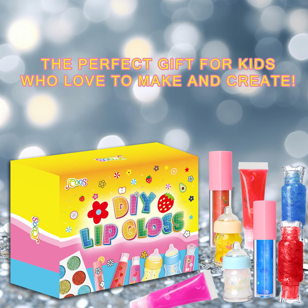 Jcoos lip gloss swatch image demonstrates color payoff and finish options.