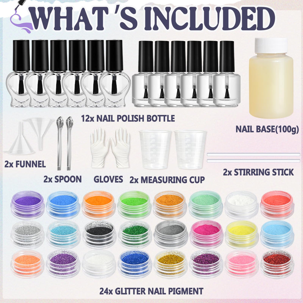 JCOOS pigment powders enable vibrant, mix-your-own nail shades