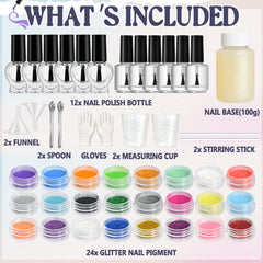 JCOOS pigment powders enable vibrant, mix-your-own nail shades