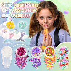 Jcoos sequins and charms add cute personalization to each gloss
