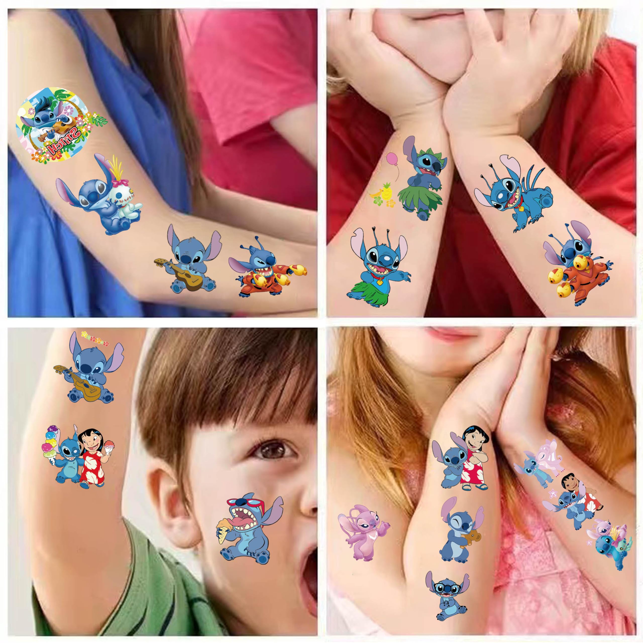 JCQAYB party decor tattoos enhance theme cohesion and guest interaction.