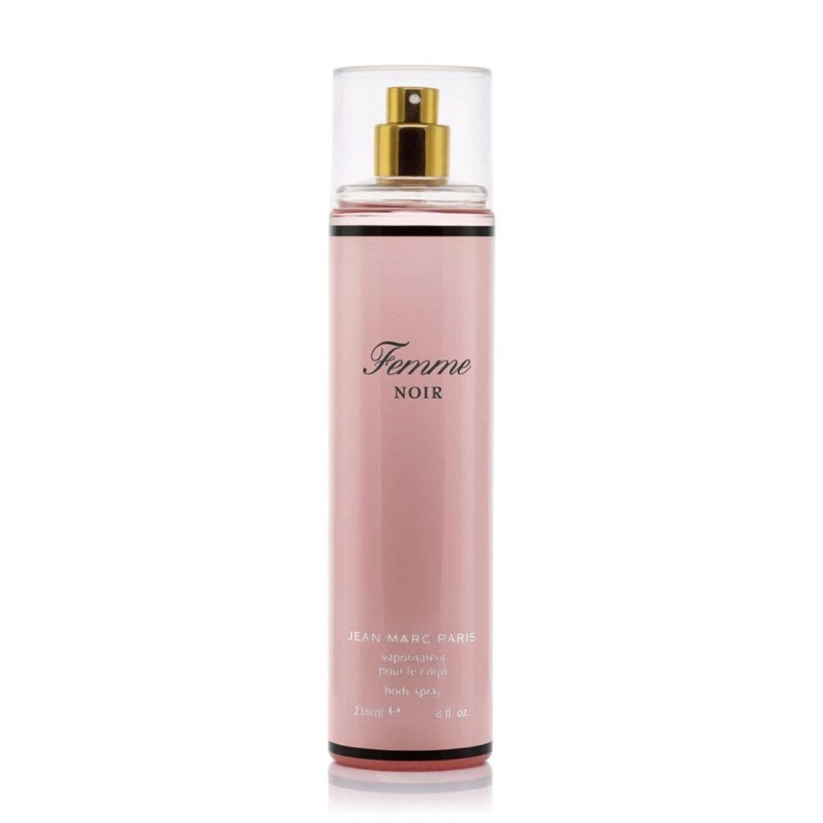 Jean Marc Paris Femme Noir bottle front close-up for elegant daily wear