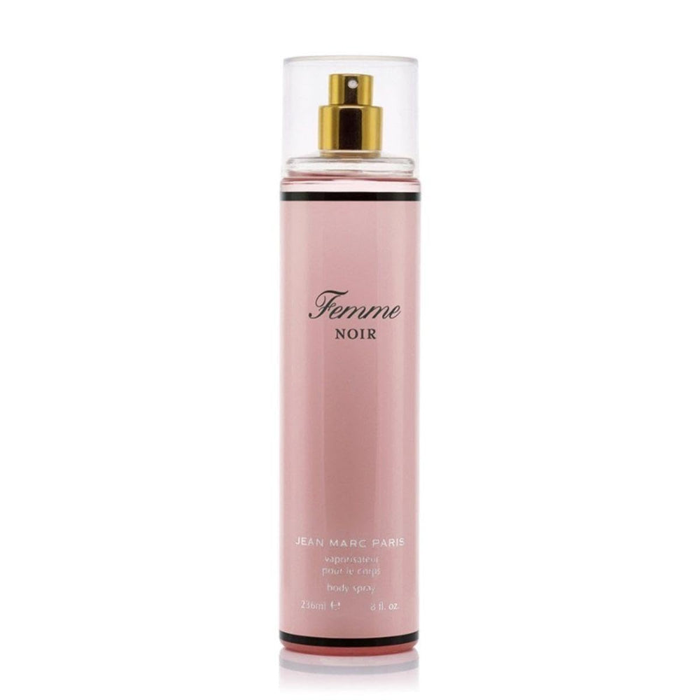 Jean Marc Paris Femme Noir bottle front close-up for elegant daily wear