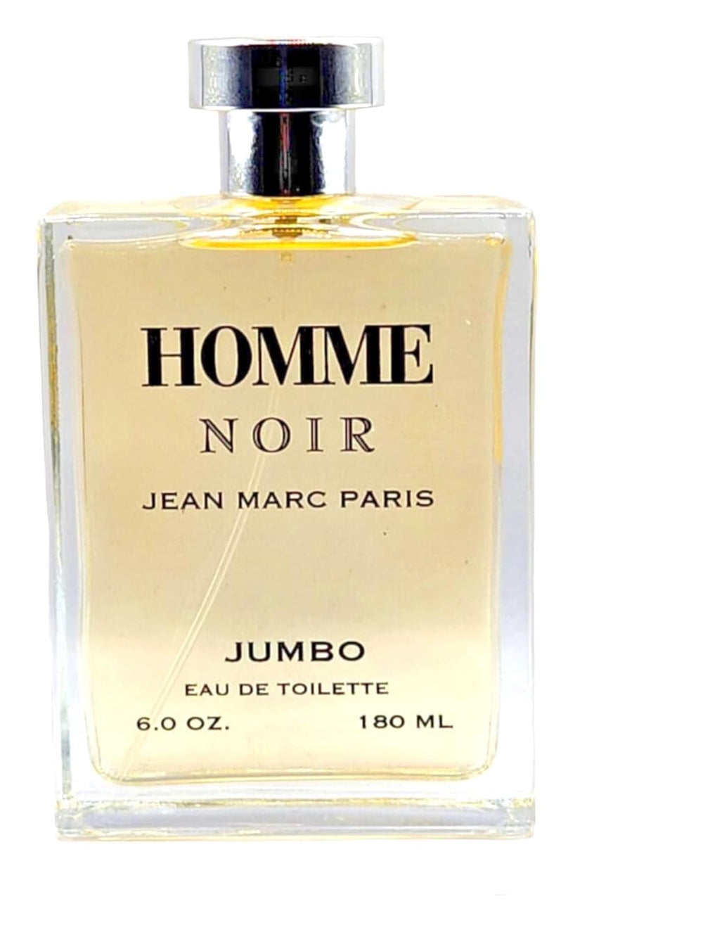 Jean Marc Paris Homme Noir bottle close-up for daily confidence and evening style.
