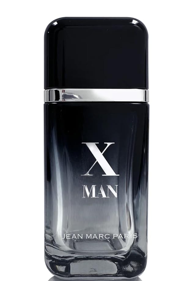 Jean Marc Paris X Man Eau de Toilette 3.4 oz bottle for daily wear and versatility.