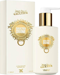 Jean Paul Gaultier Divine shower gel bottle offering silky foam for a luxurious shower experience
