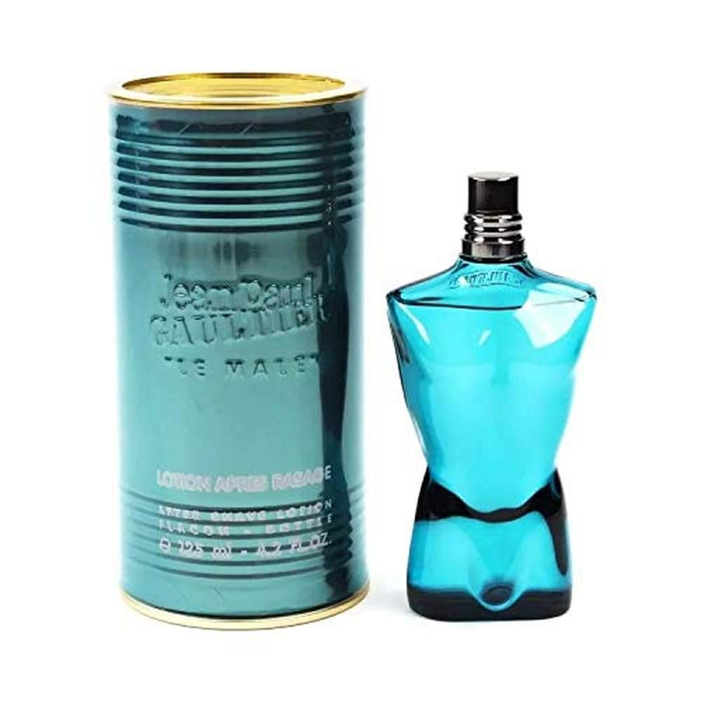 Le Male label close-up showing premium branding and refined fragrance