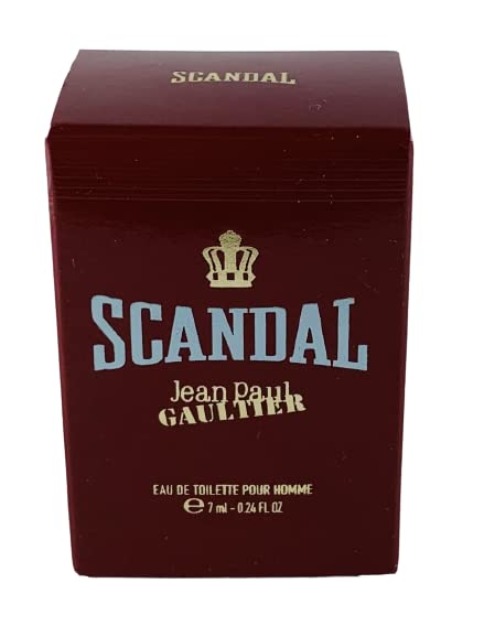 Jean Paul Gaultier Scandal mini EDT bottle, ideal travel fragrance companion for men