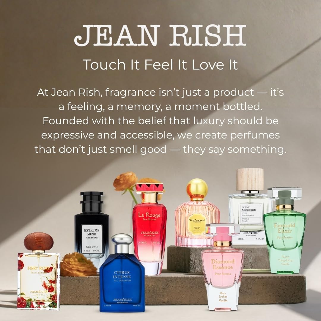 Jean Rish Aromatic Citrus on-skin application demonstrates confident daytime scent.
