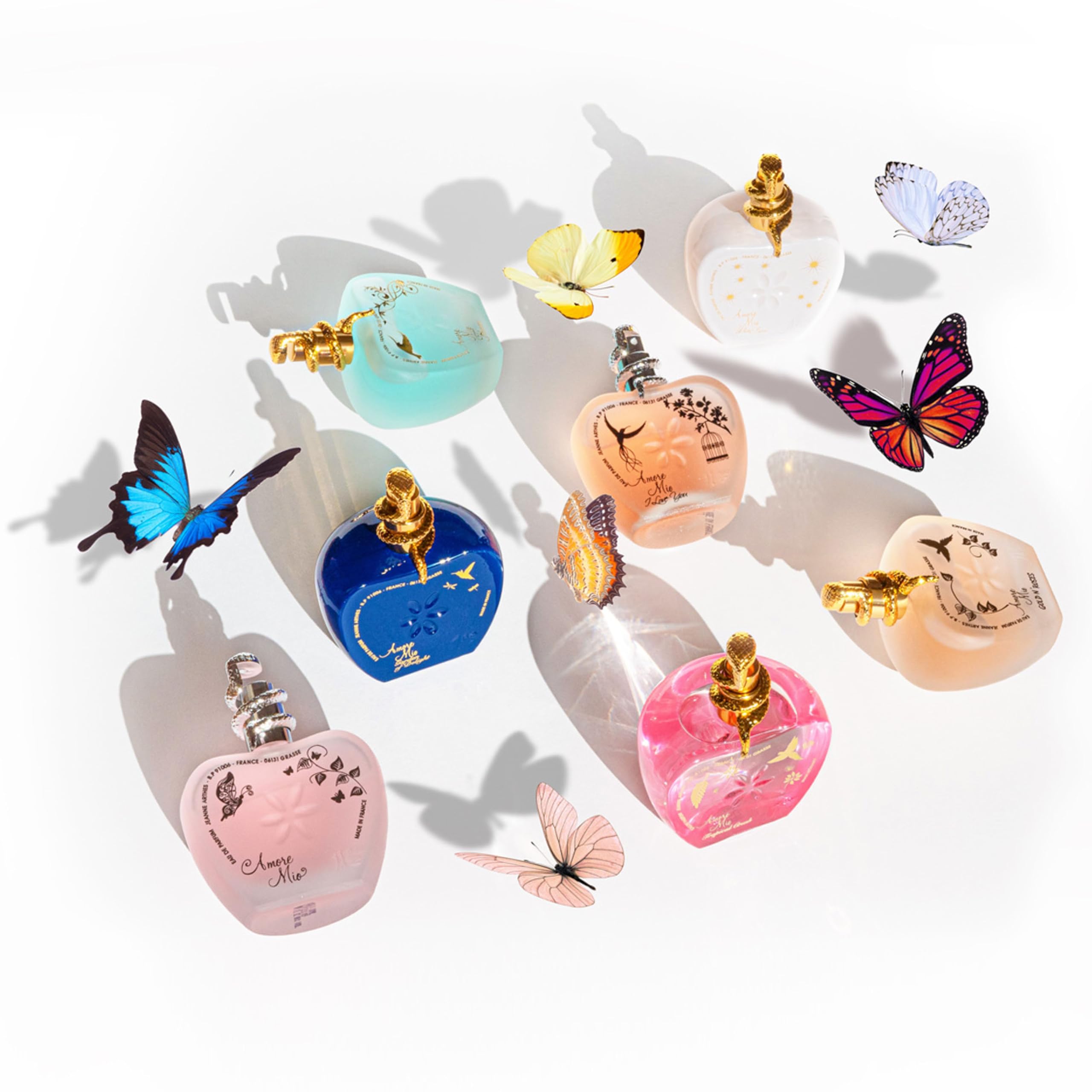 Jeanne Arthes Amore Mio product scene communicates modern sophistication.