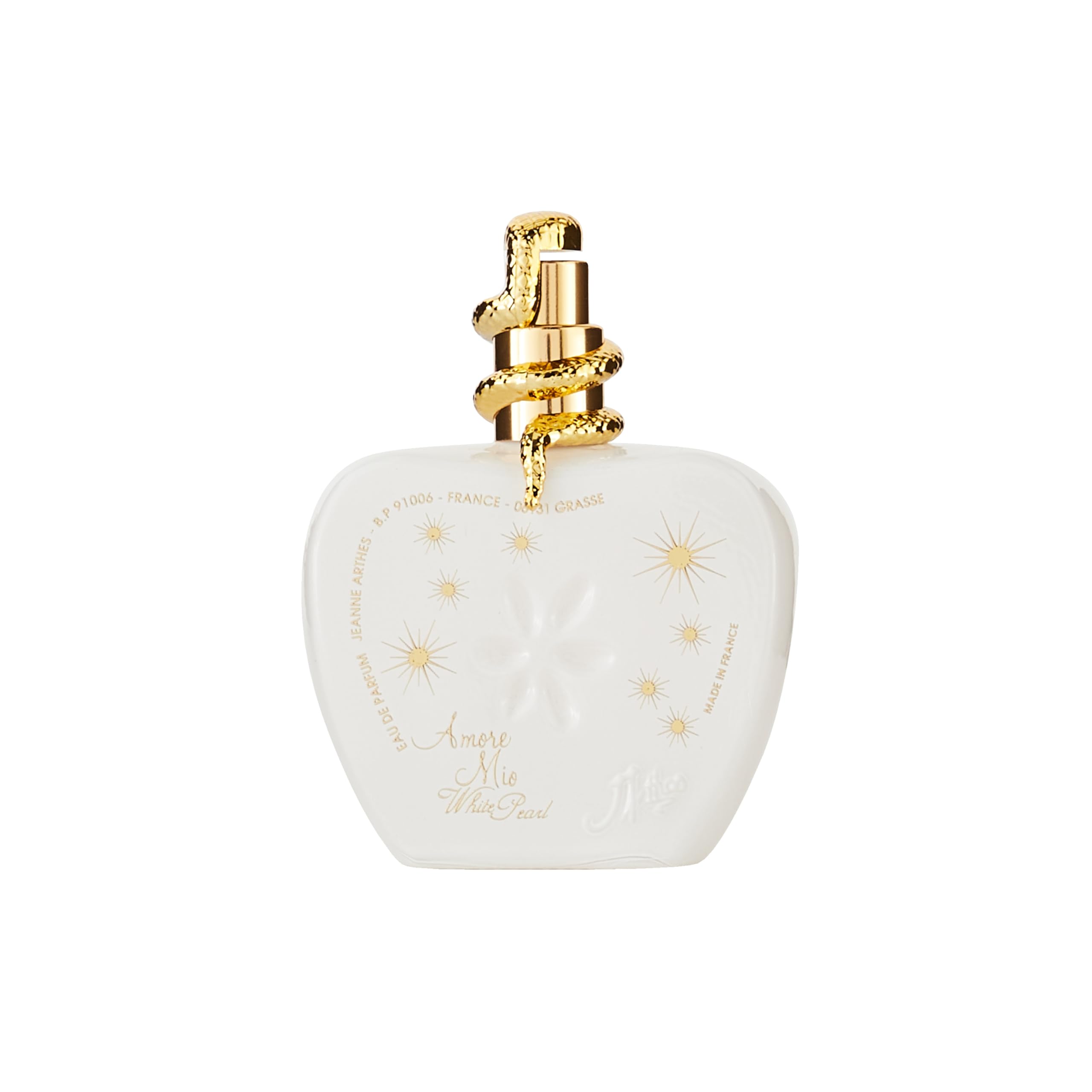 Jeanne Arthes Amore Mio spray-action demonstrates easy, controlled application.