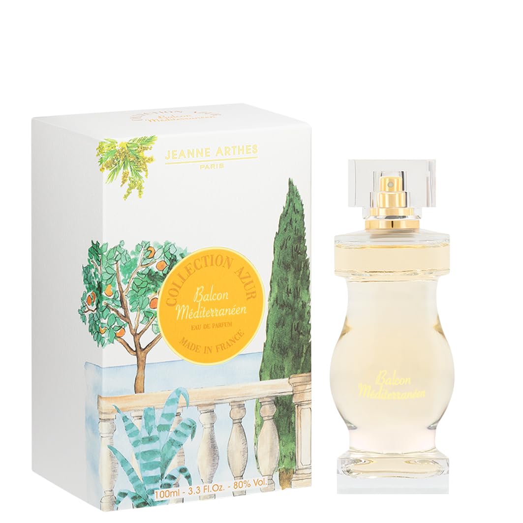 Jeanne Arthes Balcon Mediterraneen bottle presented on a clean surface for daily wear