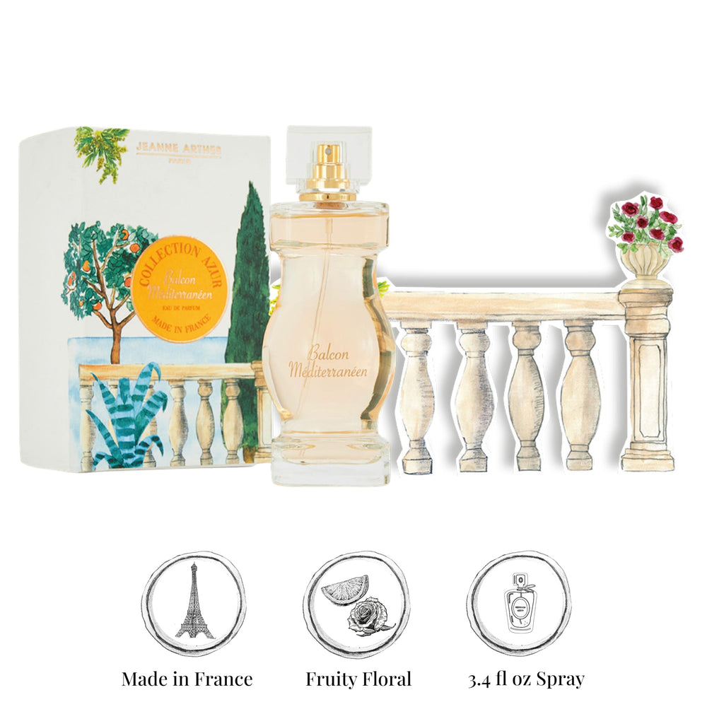 Balcon Mediterraneen floral heart with jasmine and peony for feminine elegance