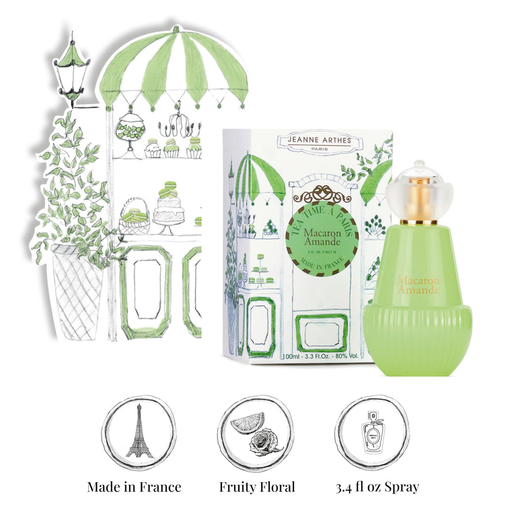 Jeanne Arthes Macaron Almond Heart Notes for a soft floral core