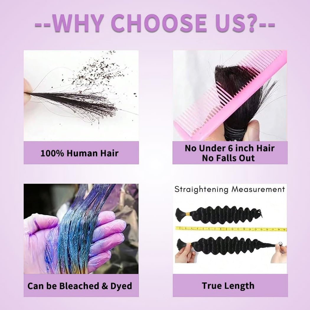 Jeekwiss natural color braiding hair on mannequin for seamless blend.