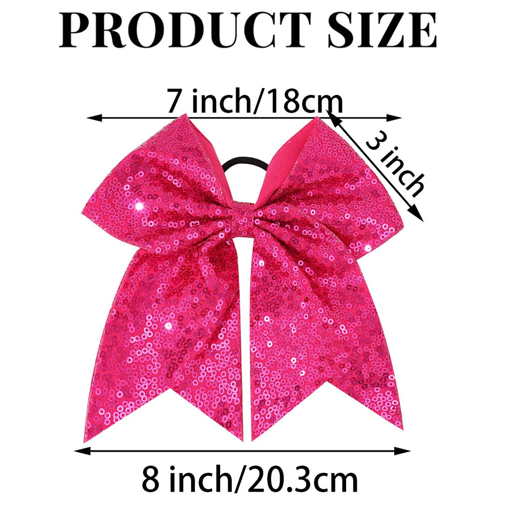 Jeffan rose glitter bow side view enhances team performance aesthetics