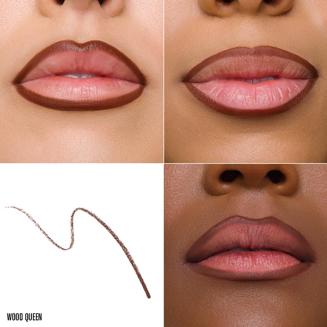 Jeffree Star Velour Lip Liner Blood Lust defines lips with deep, striking color.